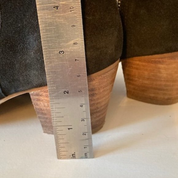 Black Leather Ankle Boots - Picture 9 of 12